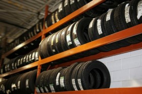 tire storage shelves