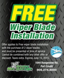 free wiper blade installation coupon