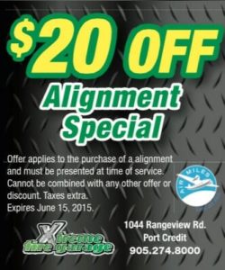 $20 off alignment special coupon