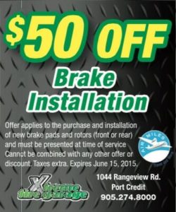 $50 off brake installation coupon